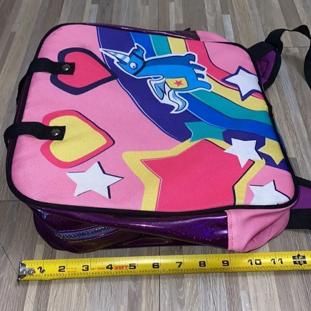 Fortnite Loot Llama Backpack Satchel Adult Girls' Boys Purple Gaming